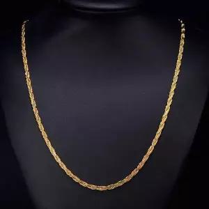 데일리 펜던트 패션 몬타나 꼬임 18kgp 목걸이