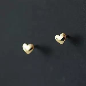 14k gold filled 핫뚜 하트 귀걸이 미니 침형귀걸이