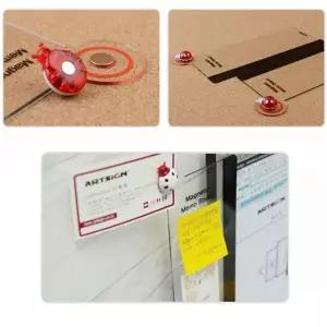 자석달린 모니터 정리 정돈 메모 꽂이 홀더 보드 선택