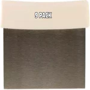 9팩 플라스틱 손잡이가 있는 스테인리스 스틸 반죽 스크레이퍼 초퍼 헤비 듀티 다목적 견과류 허브