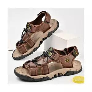 좋은 러블리 통기성이 소가죽 주니어 빅사이즈 샌들 비치슈즈 하이 스트랩 신발 여자 캐주얼 다올5