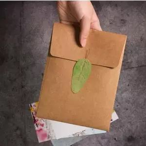 미니 단순한 예쁜 미니멀 사진 봉투 5장 세트