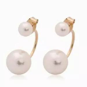 진주 클러치 왕진주 포인트 모던 귀걸이(5개묶음)