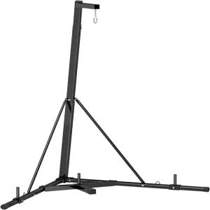 수지에 접이식 펀치백 스탠드 높이 조절 가능한 무거운 가방 무게 중심 베이스 홈 체육관 무료 전용