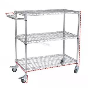 피킹카트 이동식 3단 트레이 선반 카트 스텐 피킹 트롤리