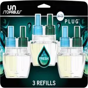 페브리즈 플러그 인 에어 프레시너 냄새 방지 향 오일 리필 가정 및 욕실 주방용 강한 오래 지속됨 멈출 수