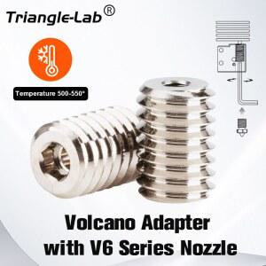 Triangle 구리 화산 어댑터 고유량 노즐 호환 CHC CHCB V 히터 블록 V6