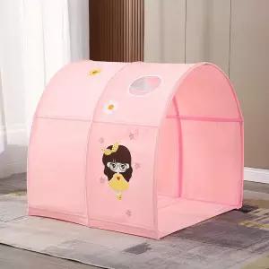 공주 텐트 침대 실내 동굴텐트 작은 돔 가정용
