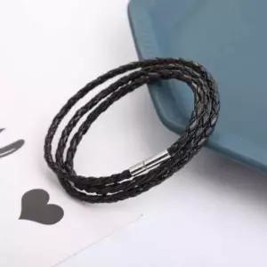 가죽 트리플 로프 빈티지 기본팔찌