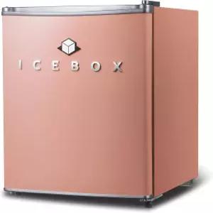 ICEBOX 1.7 Cu Ft 컴팩트 냉장고 에너지 스타 인증 소형 냉동고 포함 싱글 도어 미니 R600a 냉매 IBCR17BLS
