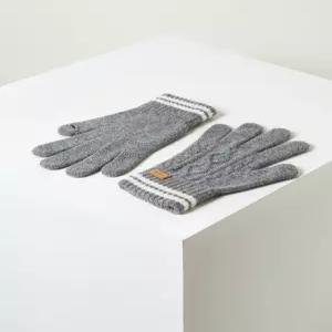 헤지스 남성 HZGV4F104G2 반값그레이 케이블 핑거리스 니트 장갑22254412522343628