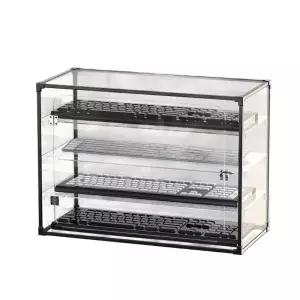 투명 진열장 아크릴 키보드 디스플레이 전시대 보관함 책상 수납함 케이스
