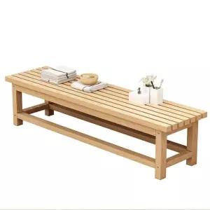 사우나 헬스장 락커룸 긴의자 나무 찜질방 우드 평상