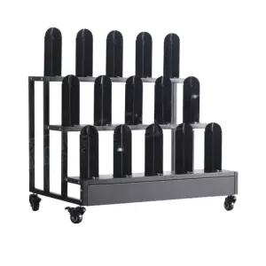 롤 포장재 원단 거치대 선반 샘플 필름 디스플레이