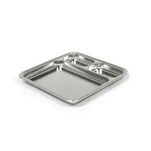 캠핑 업소용 어린이집 유치원 스텐 나눔 접시 예쁜식판 다이어트식기