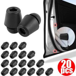 4 20Pcs 자동차 도어 범퍼 가드 패드 흡수기 범용 슬램 스티커 고무 버퍼 블록 액세서리