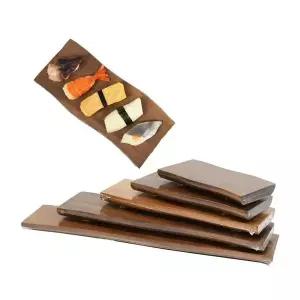 플레이트용 아카시아 웨이브 나무도마