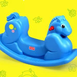 아이가 타는 블루말 락킹홀스 흔들목마 어린이말 아기말타기 말장난감