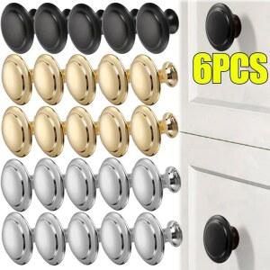 1/6PCS 서랍 손잡이 캐비닛 당겨 찬장 문 가정용 교체 가구 장식