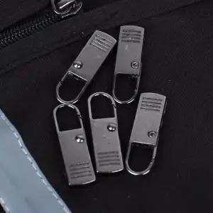 고리형 만능 지퍼고리 손잡이 블랙 5P