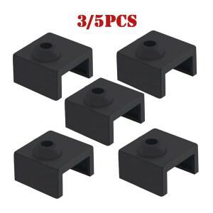 프린터 실리콘 양말은 MK7 MK8 MK10에 CR 10 Ender3 용 알루미늄 J 핫 엔드 압출기 히터 블록 커버