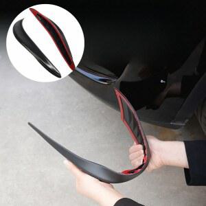 1 쌍의 자동차 스타일링 범용 고무 범퍼 코너 보호대 스티커 가드 버퍼 트림 몰딩 스크래치 보호 스트립