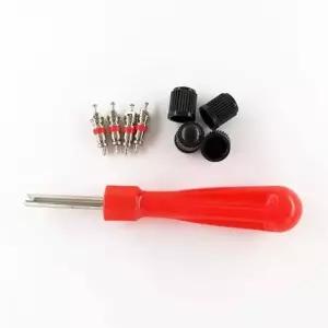 타이어 공기밸브 교체 DIY수리키트 밸브캡포함