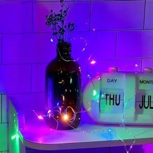 컬러 3m 캠핑조명 간이 LED 와이어조명 조명