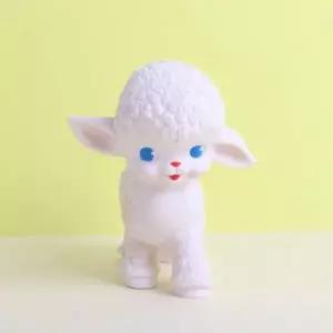 양 베이비램 루버돌 빈티지 장식인형 핑크 레트로 촬