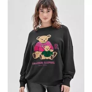 게스 GUESS GO 테디베어 긴팔 스웨터 YN1S1631 400995