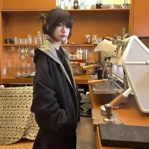 남사친 가을 빈티지 겨울 카디건 맨투맨 양면 아이템 하운드투스 집업 후드 트렌디 HT4