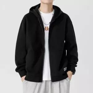 남성 트렌디 아이템 카디건 집업 가을겨울 후드 커플 트렌드 솔리드 HT4