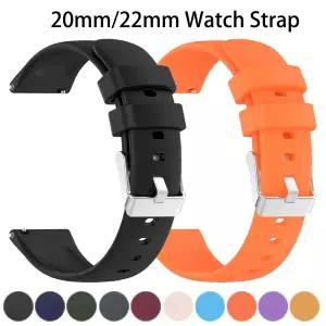 호환  20mm 22mm Amazfit Bip 6 5 3 ProS LiteU ProGTR 4 2 Correa 실리콘 밴드 스트랩 Amazfit GTS 4 Mini