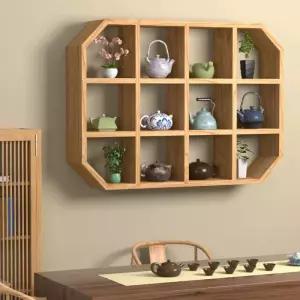 벽걸이 수납장 다기장 머그컵 벽선반 수납