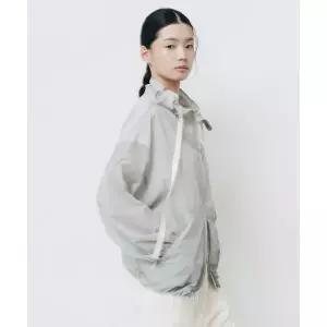 AFTERGLOWOOL 에어 드로우스트링 윈드브레이커_Grey 2080696