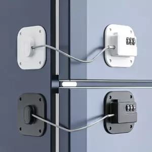 냉장고 시건 장치 캐비닛 자물쇠 다이얼 비밀 번호키 차일드락 잠금