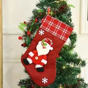 선물포장 크리스마스 선물용 양말 성탄절 데코 산타