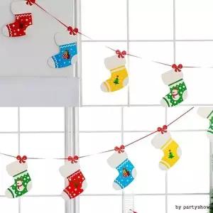 크리스마스 크리스마스파티가랜드선물양말 파티용품