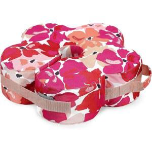 잔디 소셜 엄브렐러 베이스 웨이트백, 캔틸레버 파티오 엄브렐러용 원형 헤비 듀티 샌드백, 모든 오프셋 디자인에 적합한 유니버설 핏, 안정적이고 안전한 엄브렐러(핑크)