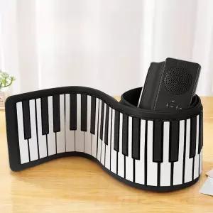 휴대용 건반 롤업 키보드 폴더블 롤피아노 연습용 핸드롤