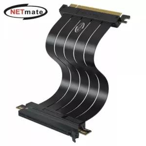 [골드스마일]강원전자 넷메이트 PCI-E 4.0 라이저 케이블 200mm (블랙/일자형)
