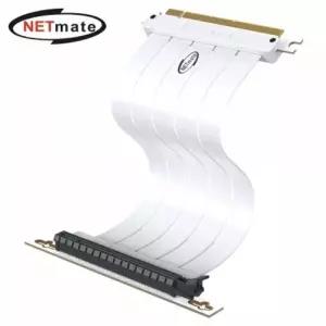 [골드스마일]강원전자 넷메이트 PCI-E 4.0 라이저 케이블 200mm (화이트/90도)