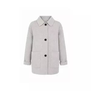 레코브울혼방 뒷비죠 핸드메이드코트 LC21DZHD003X2348496