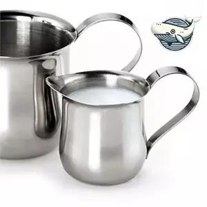 [하프클럽/브이와이]커피서빙 시럽컵 밀크저그 스텐레스 150ml