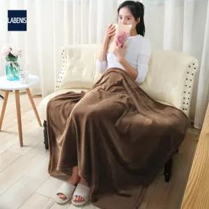 라베니스 포근 극세사 항공담요 100X150CM 초코브라운 망토담요