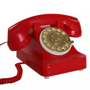 옛날전화기 블랙 레트로 올드 전화 홈 호텔 스타일 유선