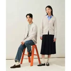 매장정품 빈폴 BEANPOLE MEN [Essential] 코튼 베럴비 카디건 - 베이지 (BC515AE10A) BC515AE10A 661646