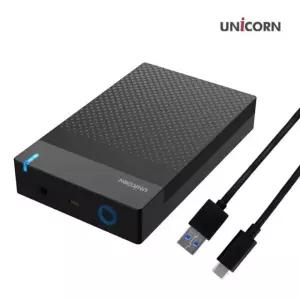 HDD 3.5인치 유니콘 USB3.1 외장하드케이스 500V