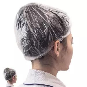 헤어비닐팩 방수 샤워캡 100P 비닐 위생 헤어커버