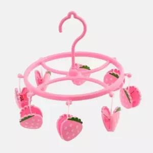 건조대 집게빨래건조대 동그리 딸기 빨래집게